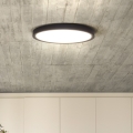 Plafonnier à intensité variable ESTELA LED/36W/230V d. 30 cm noir + télécommande