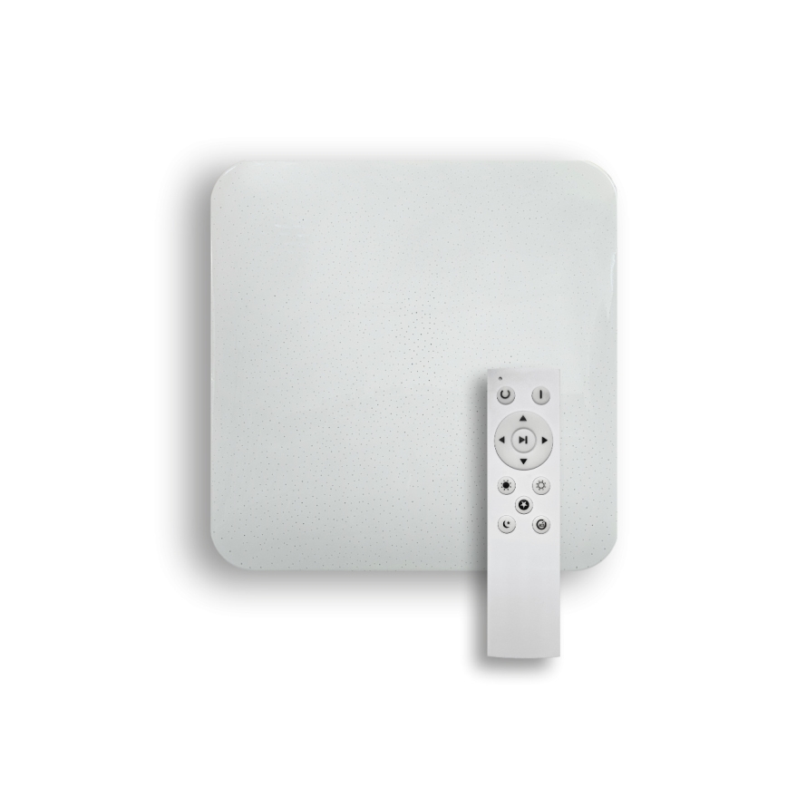 Plafonnier à intensité variable FLORA LED/36W/230V 2700-6500K 43x43 cm + télécommande
