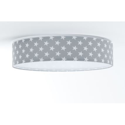 Plafonnier enfant à intensité variable SMART GALAXY KIDS LED/24W/230V 3000-6500K points gris/blanc + télécommande