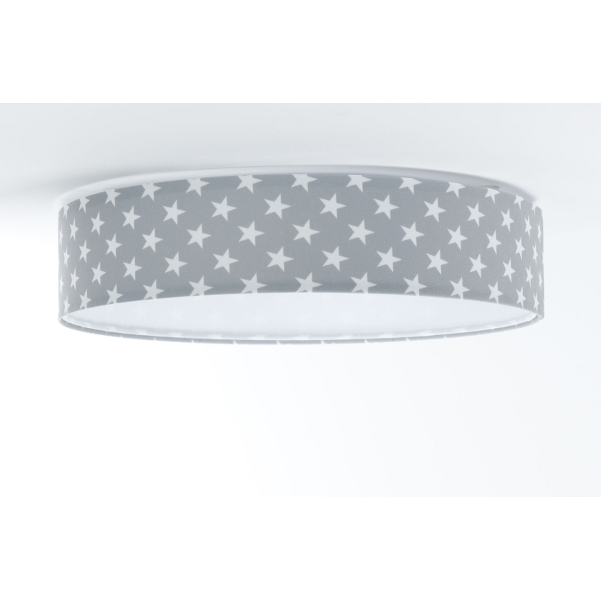 Plafonnier enfant à intensité variable SMART GALAXY KIDS LED/24W/230V 3000-6500K points gris/blanc + télécommande