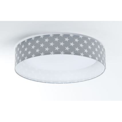 Plafonnier enfant à intensité variable SMART GALAXY KIDS LED/24W/230V 3000-6500K points gris/blanc + télécommande