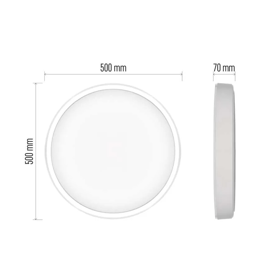Plafonnier à intensité variable GoSmart LED/45W/230V d. 50 cm 2700-6500K Wi-Fi Tuya + télécommande