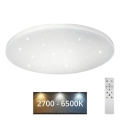 Plafonnier à intensité variable IPOLY LED/60W/230V 2700-6500K d. 58 cm + télécommande