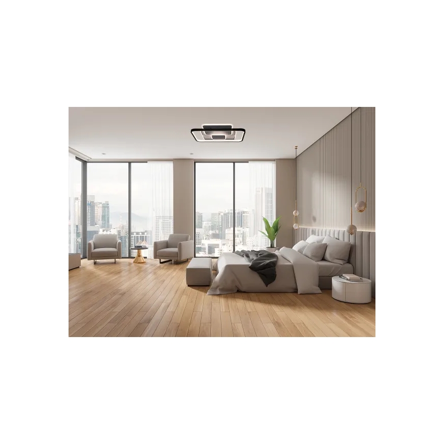 Plafonnier à intensité variable LED/110W/230V 3000-6500K blanc + télécommande
