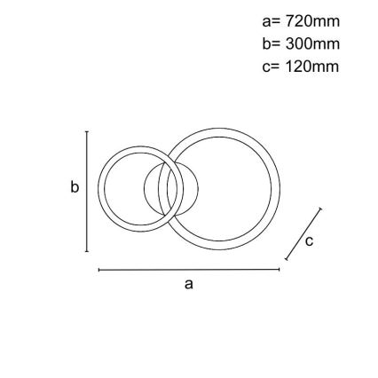 Plafonnier à intensité variable LED/110W/230V 3000-6500K + télécommande