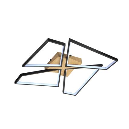 Plafonnier à intensité variable LED/115W/230V 3000-6500K marron/noir + télécommande