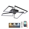 Plafonnier à intensité variable LED/115W/230V 3000-6500K noir + télécommande
