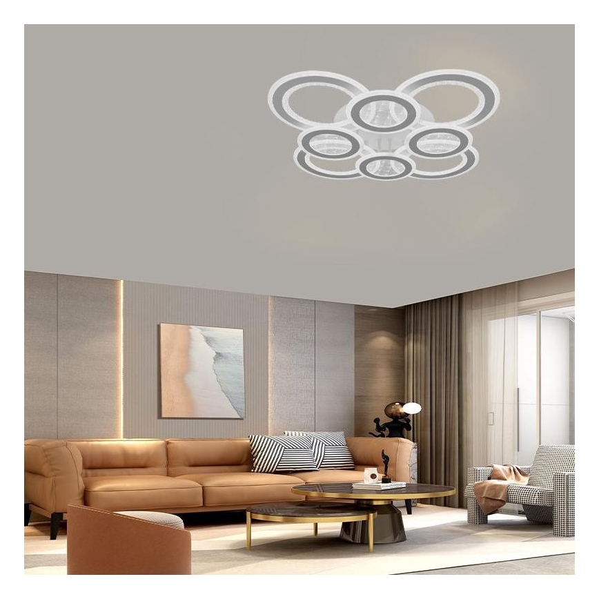 Plafonnier à intensité variable LED/200W/230V 3000-6500K + télécommande