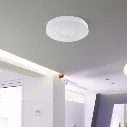 Plafonnier à intensité variable LED/40W/230V 3000-6500K 39 cm blanc + télécommande