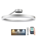 Plafonnier à intensité variable LED/40W/230V 3000-6500K chrome mat + télécommande