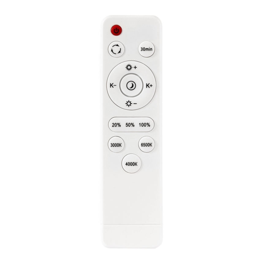 Plafonnier à intensité variable LED/40W/230V 3000-6500K d. 40 cm noir + Télécommande