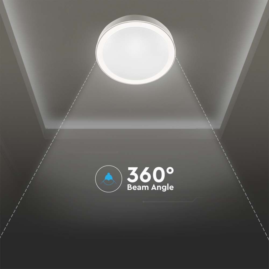 Plafonnier à intensité variable LED/40W/230V 3000K/4000K/6500K d. 51 cm + Télécommande