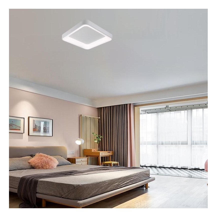 Plafonnier à intensité variable LED/45W/230V 3000-6500K blanc + télécommande