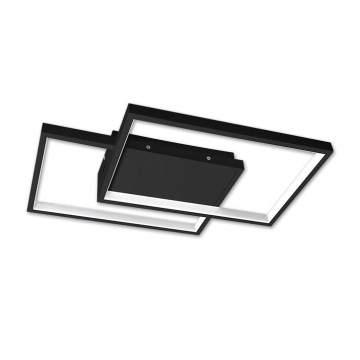 Plafonnier à intensité variable LED/45W/230V 3000-6500K noir + télécommande