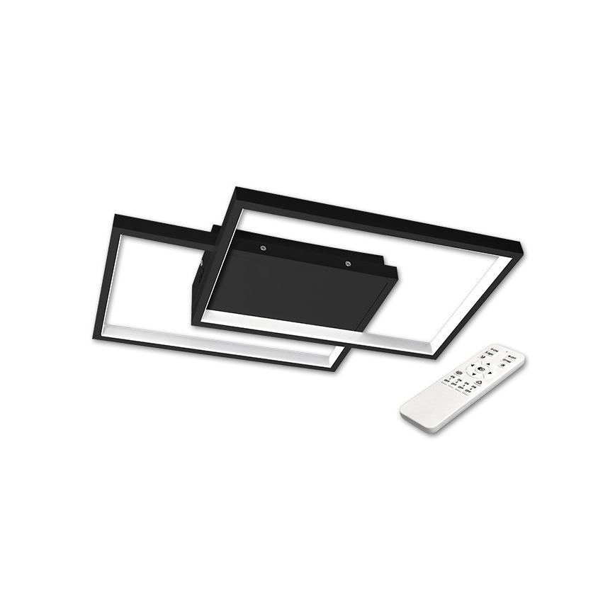Plafonnier à intensité variable LED/45W/230V 3000-6500K noir + télécommande