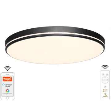 Plafonnier à intensité variable LED/48W/230V 2700-6500K Wi-Fi Tuya + télécommande