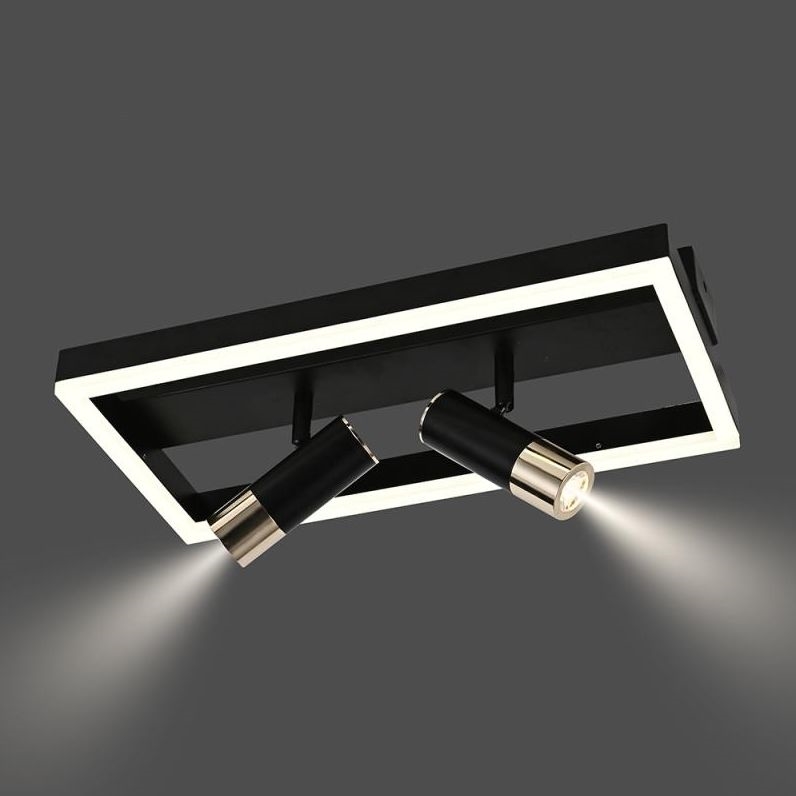 Plafonnier à intensité variable LED/50W/230V 3000-6500K noir + télécommande