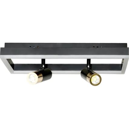 Plafonnier à intensité variable LED/50W/230V 3000-6500K noir + télécommande