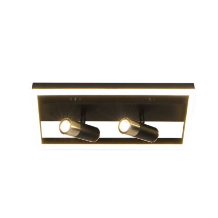 Plafonnier à intensité variable LED/50W/230V 3000-6500K noir + télécommande