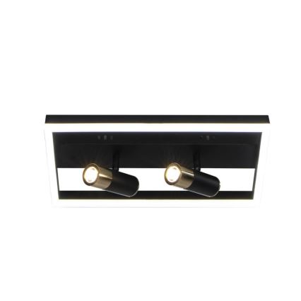 Plafonnier à intensité variable LED/50W/230V 3000-6500K noir + télécommande