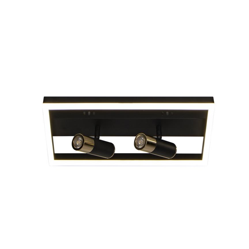 Plafonnier à intensité variable LED/50W/230V 3000-6500K noir + télécommande