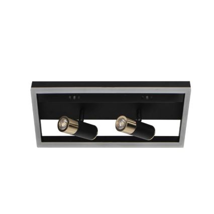 Plafonnier à intensité variable LED/50W/230V 3000-6500K noir + télécommande