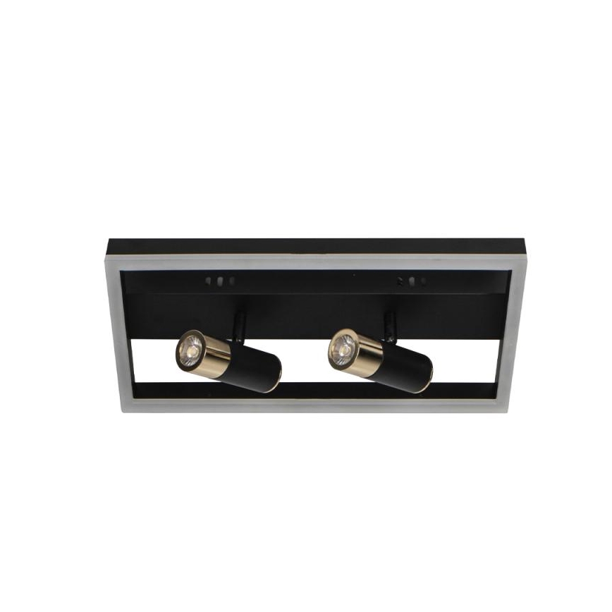 Plafonnier à intensité variable LED/50W/230V 3000-6500K noir + télécommande