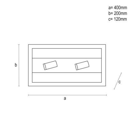 Plafonnier à intensité variable LED/50W/230V 3000-6500K noir + télécommande