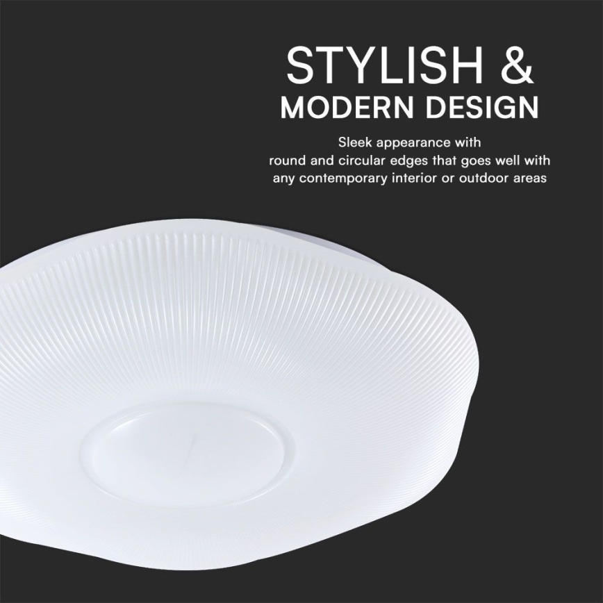Plafonnier à intensité variable LED/60W/230V 3000-6500K 50 cm blanc + télécommande