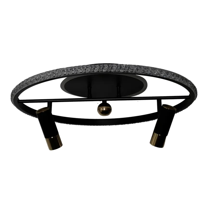 Plafonnier à intensité variable LED/60W/230V 3000-6500K noir + télécommande