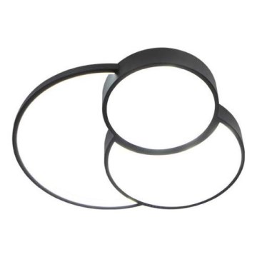 Plafonnier à intensité variable LED/60W/230V 3000-6500K noir + Télécommande