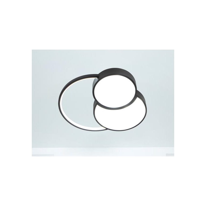 Plafonnier à intensité variable LED/60W/230V 3000-6500K noir + Télécommande