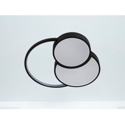 Plafonnier à intensité variable LED/60W/230V 3000-6500K noir + Télécommande