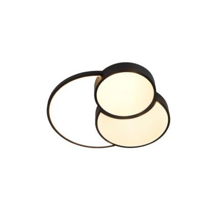 Plafonnier à intensité variable LED/60W/230V 3000-6500K noir + Télécommande
