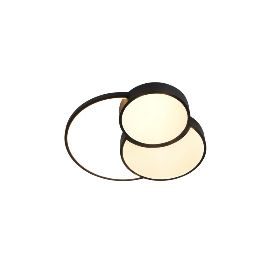 Plafonnier à intensité variable LED/60W/230V 3000-6500K noir + Télécommande