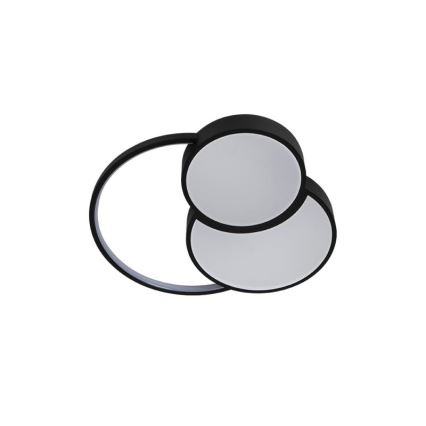 Plafonnier à intensité variable LED/60W/230V 3000-6500K noir + Télécommande