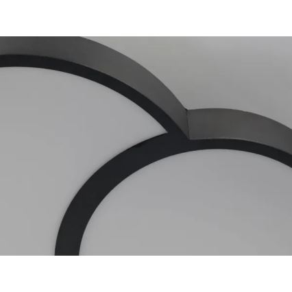 Plafonnier à intensité variable LED/60W/230V 3000-6500K noir + Télécommande
