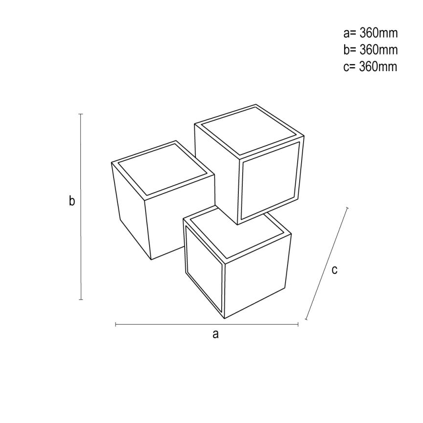 Plafonnier à intensité variable LED/60W/230V 3000-6500K + Télécommande
