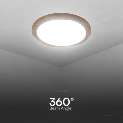 Plafonnier à intensité variable LED/60W/230V 3000-6500K d. 49 cm + Télécommande