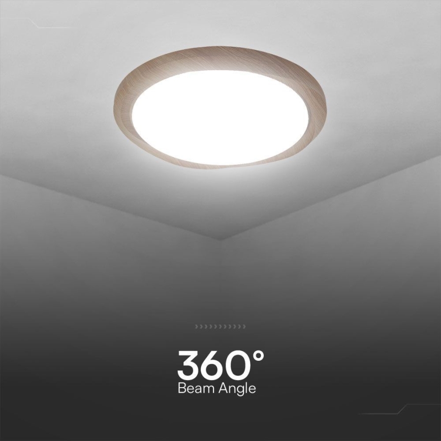 Plafonnier à intensité variable LED/60W/230V 3000-6500K d. 49 cm + Télécommande