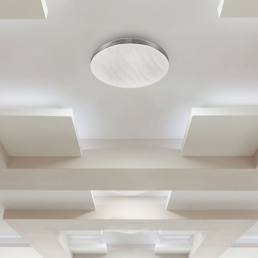 Plafonnier à intensité variable LED/60W/230V 3000K/4000K/6500K d. 50 cm + Télécommande