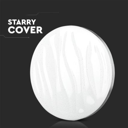 Plafonnier à intensité variable LED/60W/230V 3000K/4000K/6500K d. 50 cm + Télécommande