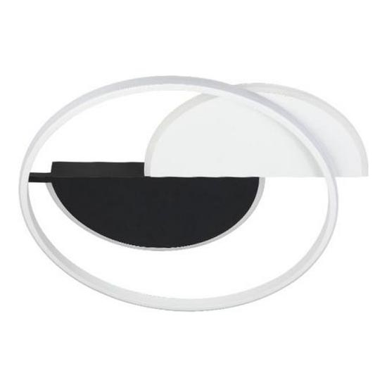Plafonnier à intensité variable LED/70W/230V 3000-6500K blanc/noir + télécommande