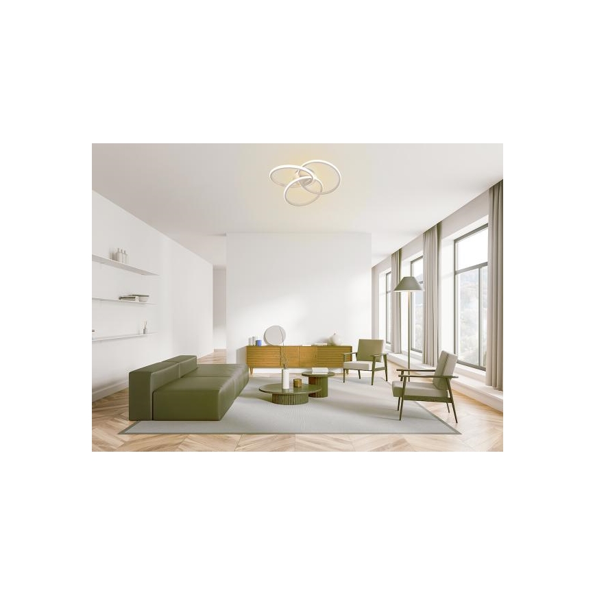 Plafonnier à intensité variable LED/70W/230V 3000-6500K blanc + télécommande