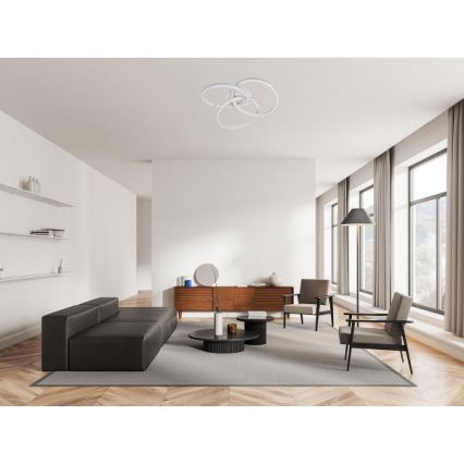 Plafonnier à intensité variable LED/70W/230V 3000-6500K blanc + télécommande