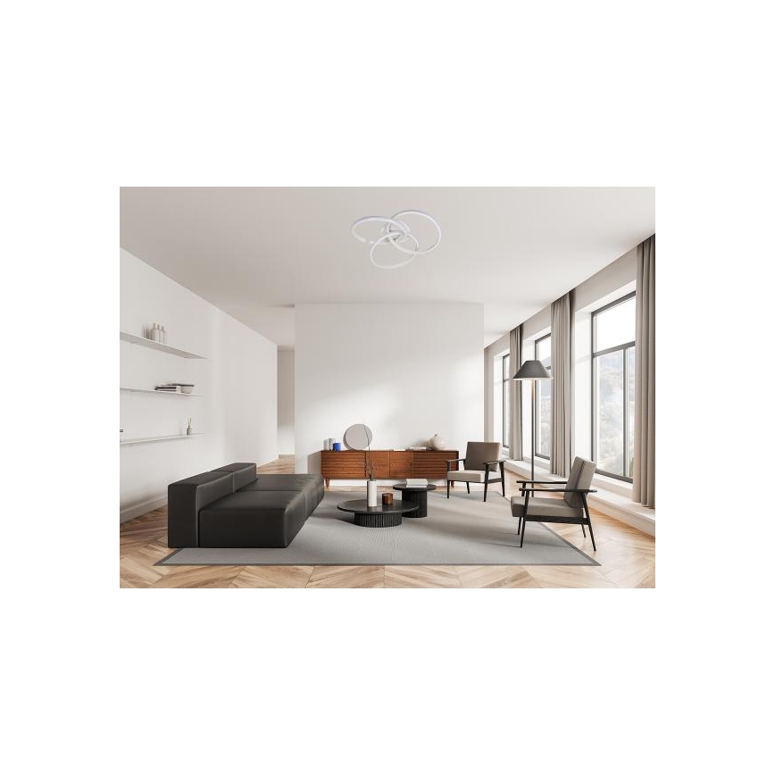 Plafonnier à intensité variable LED/70W/230V 3000-6500K blanc + télécommande