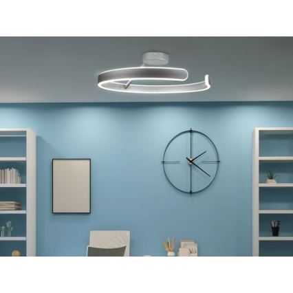 Plafonnier à intensité variable LED/72W/230V 3000-6500K chrome mat + télécommande