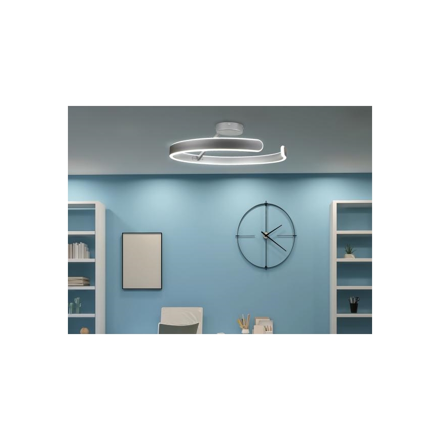 Plafonnier à intensité variable LED/72W/230V 3000-6500K chrome mat + télécommande