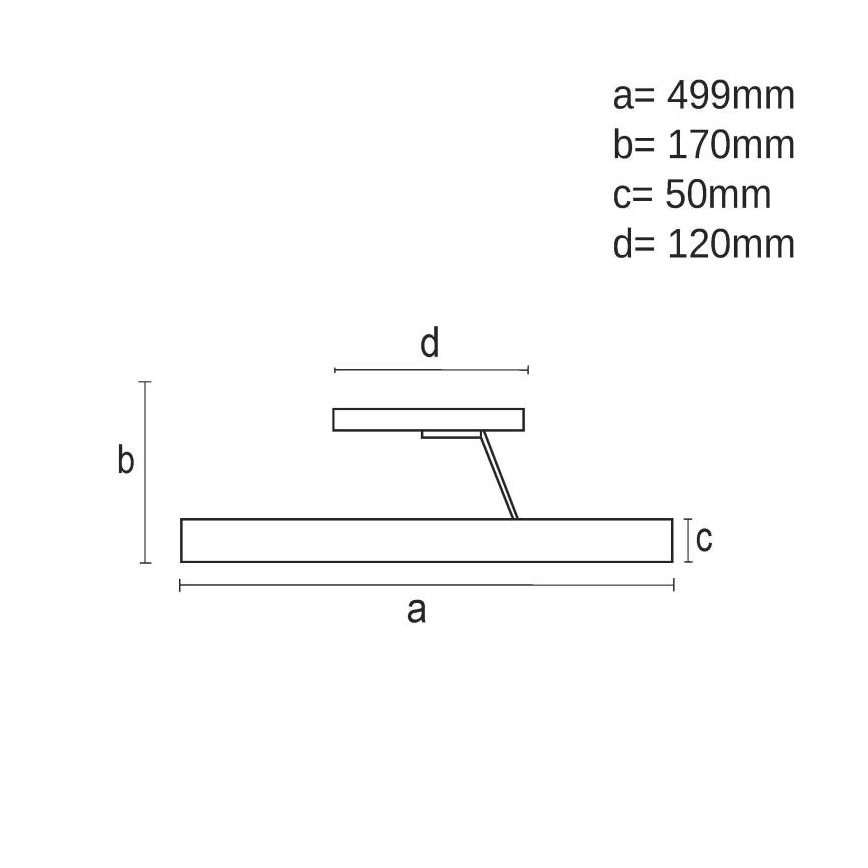 Plafonnier à intensité variable LED/72W/230V 3000-6500K noir + télécommande