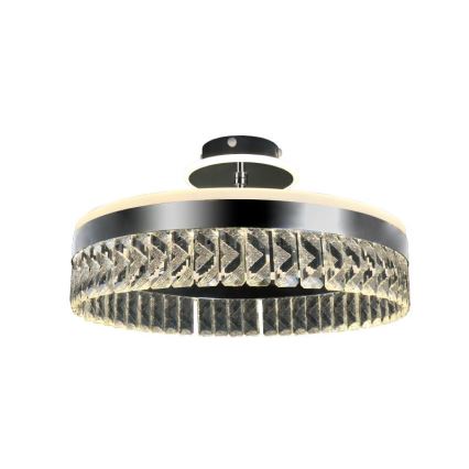 Suspension en cristal en saillie  à intensité variable LED/75W/230V 3000-6500K chrome mat + télécommande